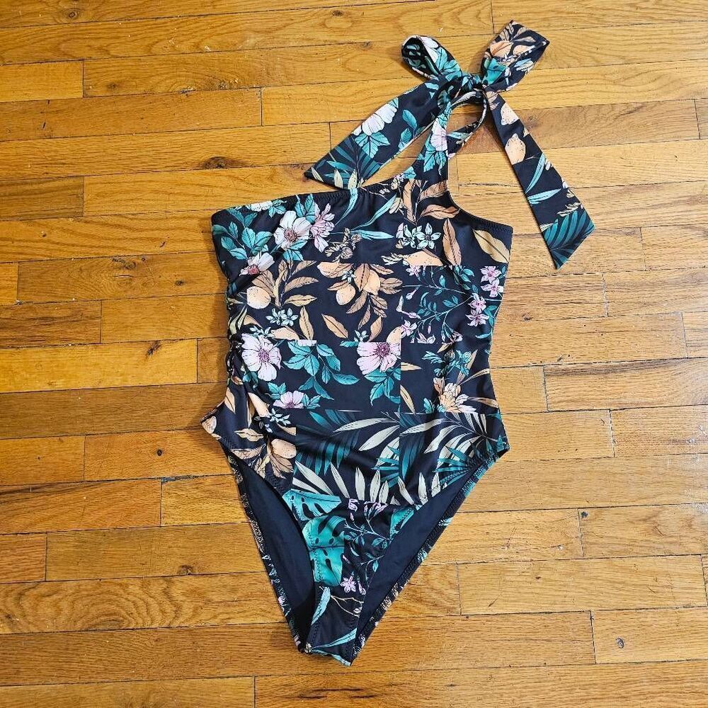 Milly Cabana One Piece Swimsuit Tropical Floral Medium